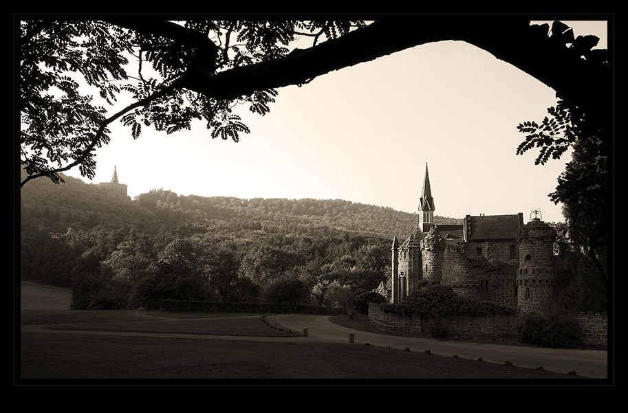 Löwenburg im Bergpark Wilhelmshöhe Kassel