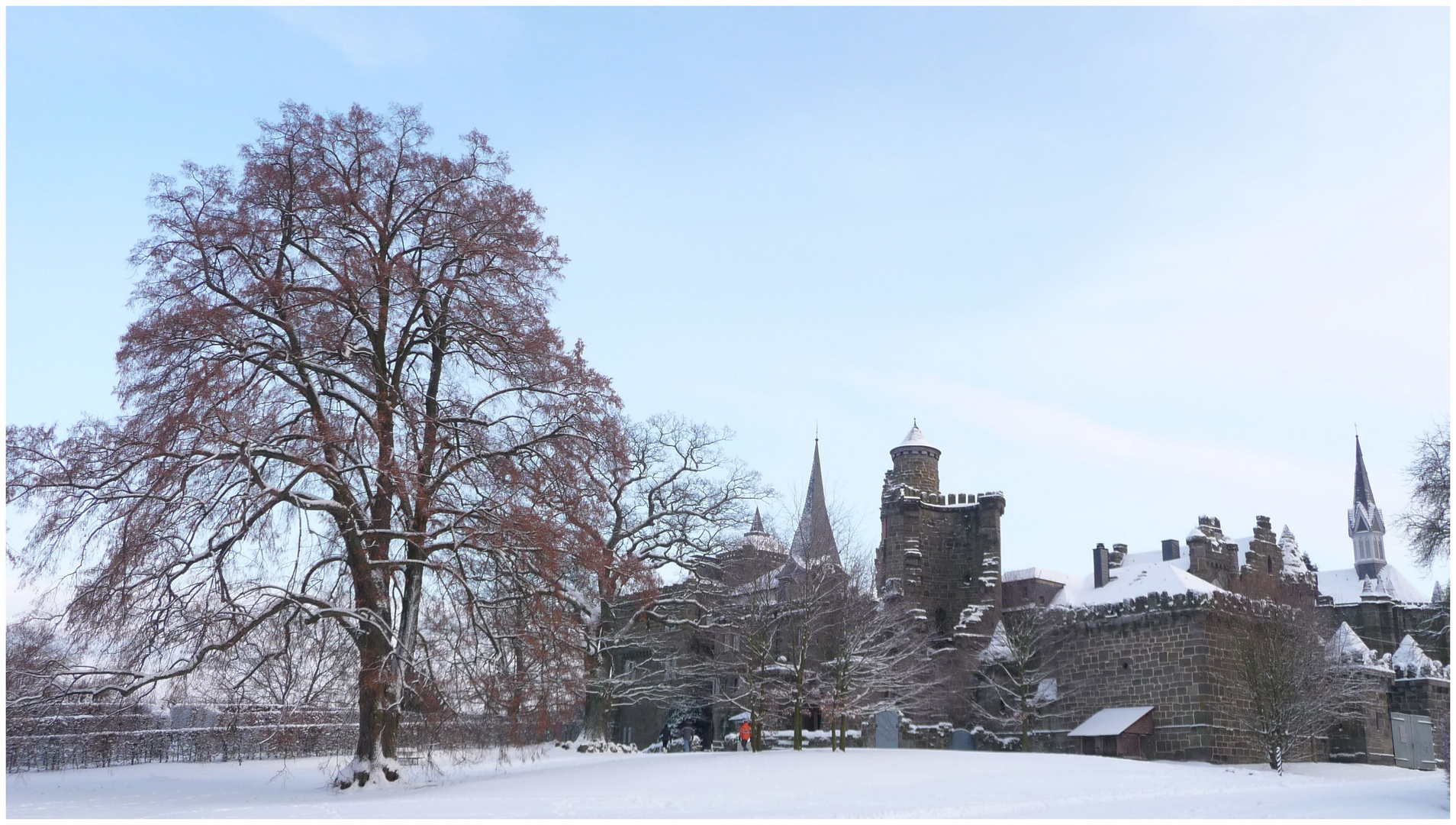 Löwenburg im Winterschlaf