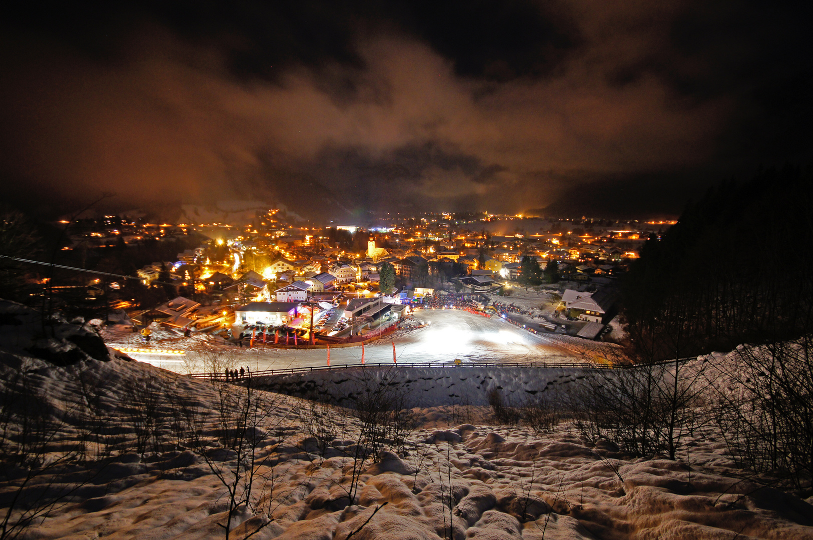 Loferer Almenwelt bei Nacht