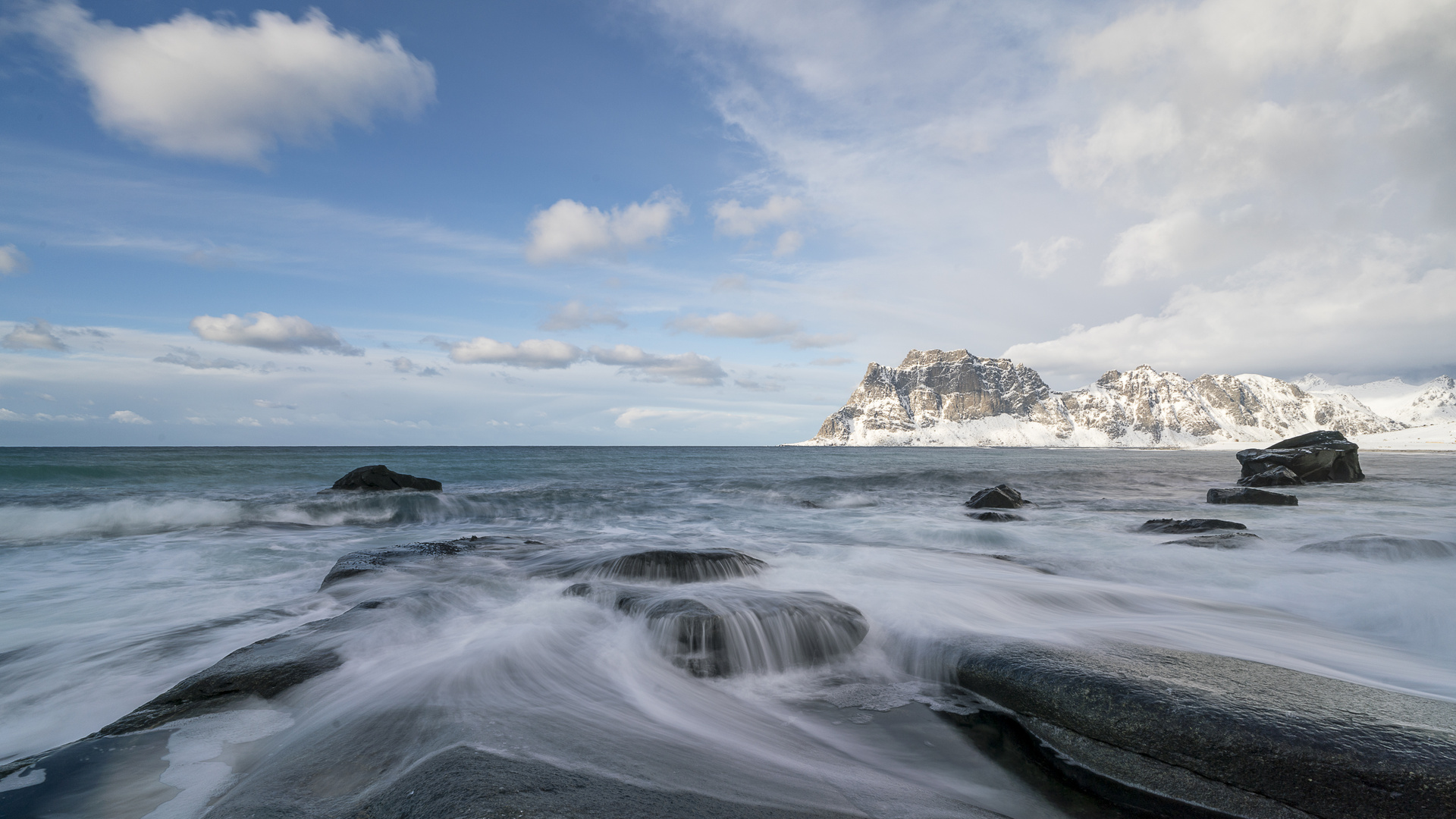 Lofoten - am Strand von Haukland