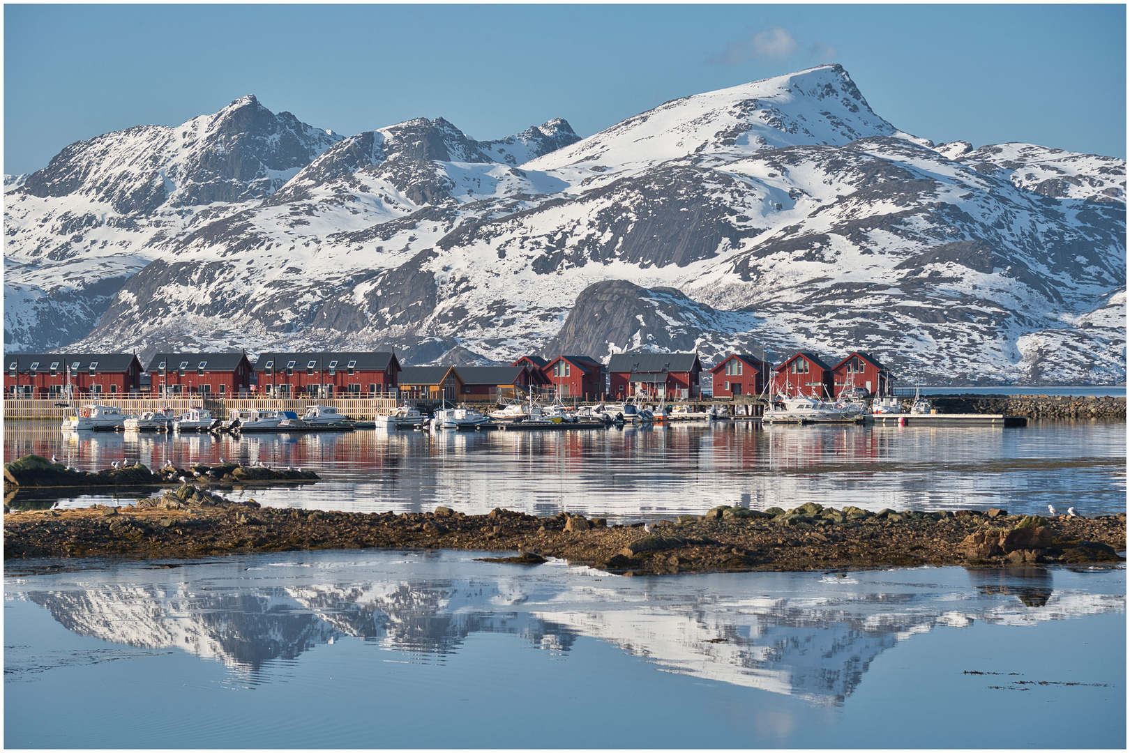 Lofoten bei traumhaftem Wetter