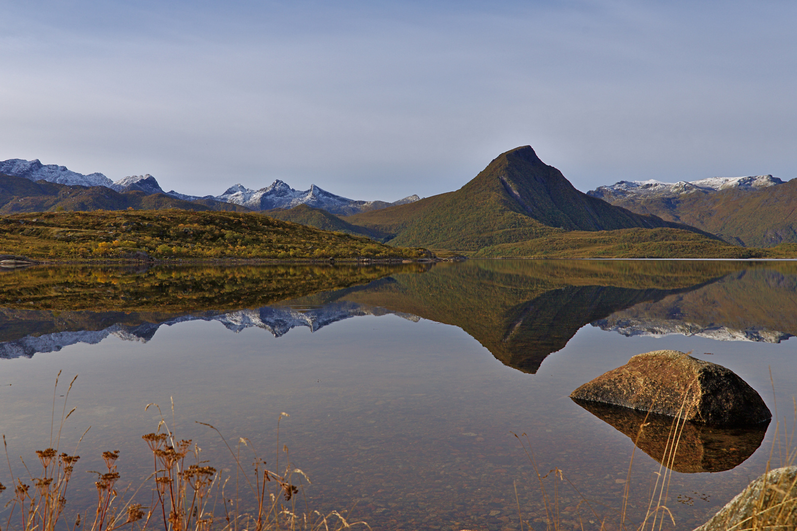 Lofoten - gezuckerter Nøkkvatnet 