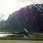 Lofoten Gimsøystraumen-Brücke