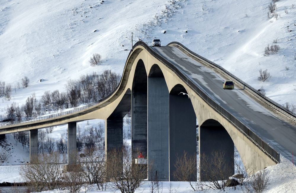 LOFOTEN Gimsøystraumen-Brücke 