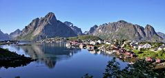 Lofoten im Abendlicht bei Reine