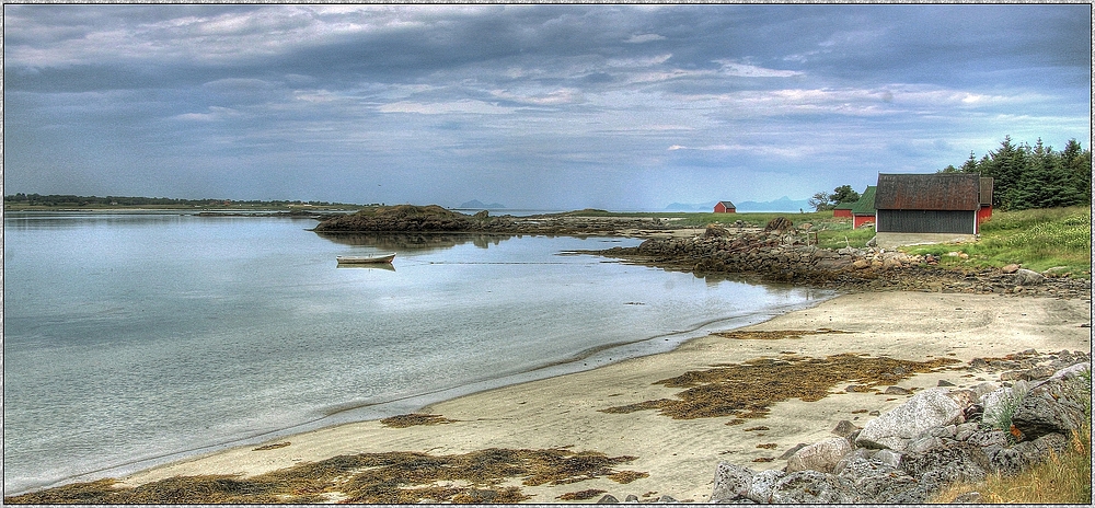 Lofoten Küsten-Idylle in der Region Astvagøya: Camp. Norwegenreise 2014