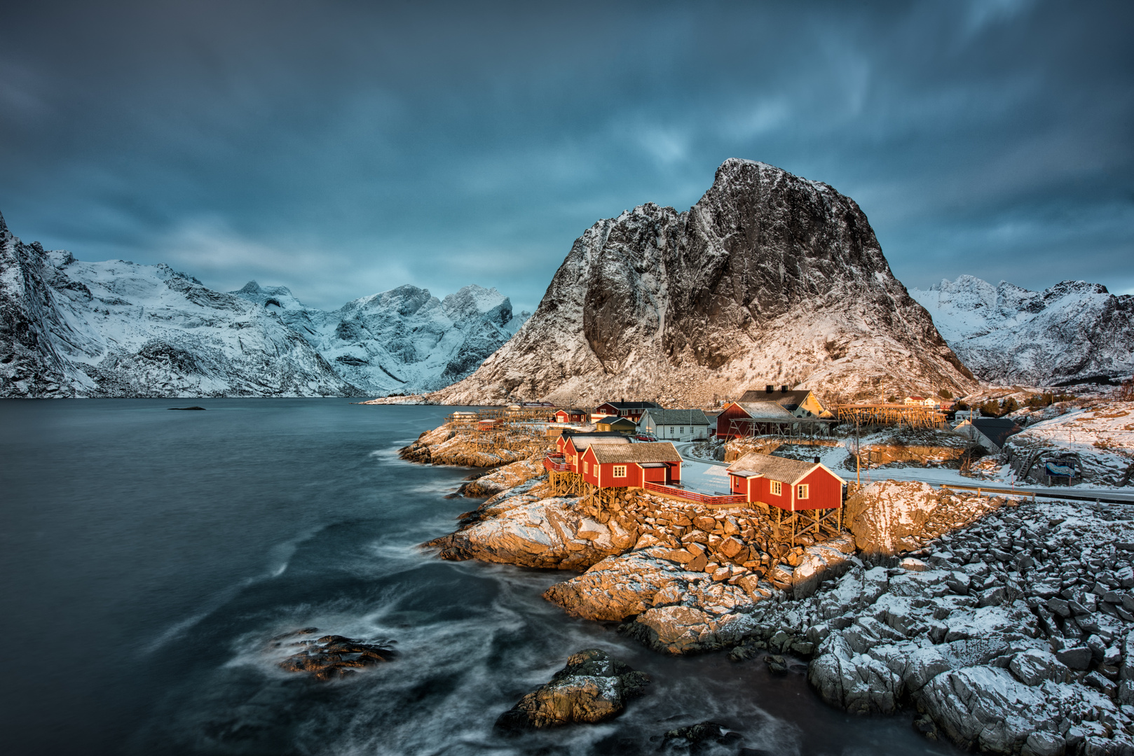 Lofoten, kurz vor Sonnenuntergang