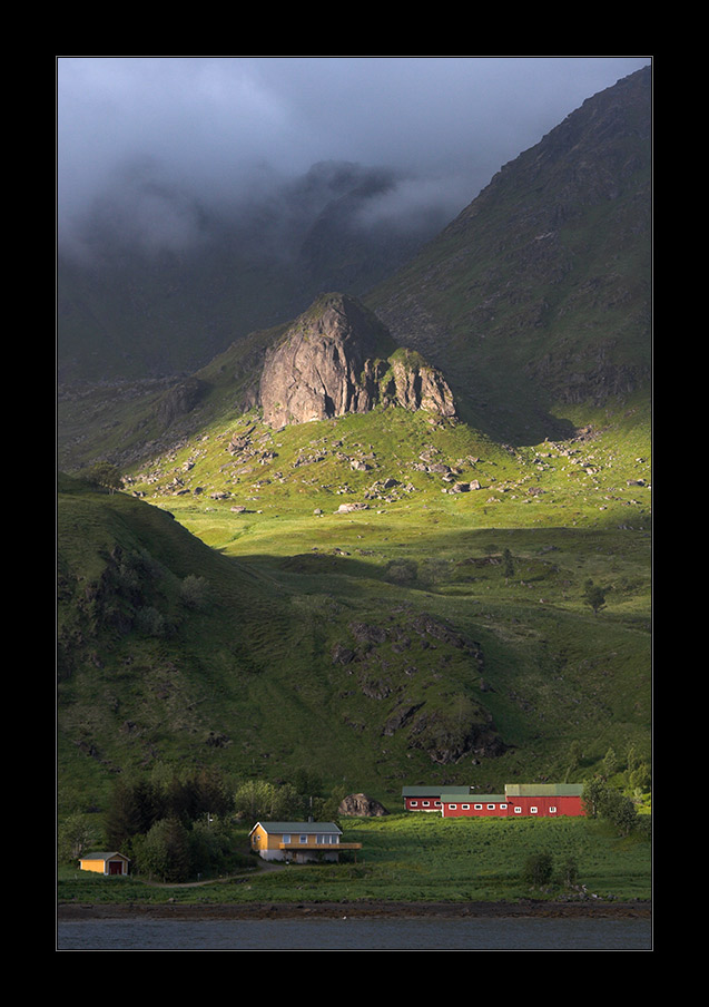 Lofoten-Landschaft auf Vestvågøya