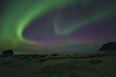 Lofoten - Polarlichtspirale