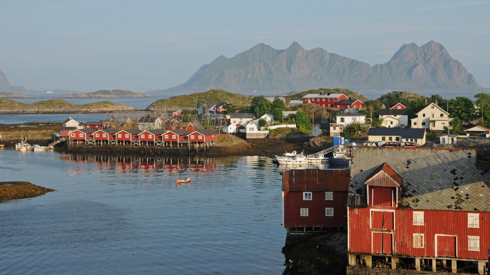 Lofoten - Svolvær Blick zur Insel Litlmolla