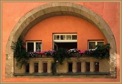 Loggia am Baumburger Turm in Regensburg