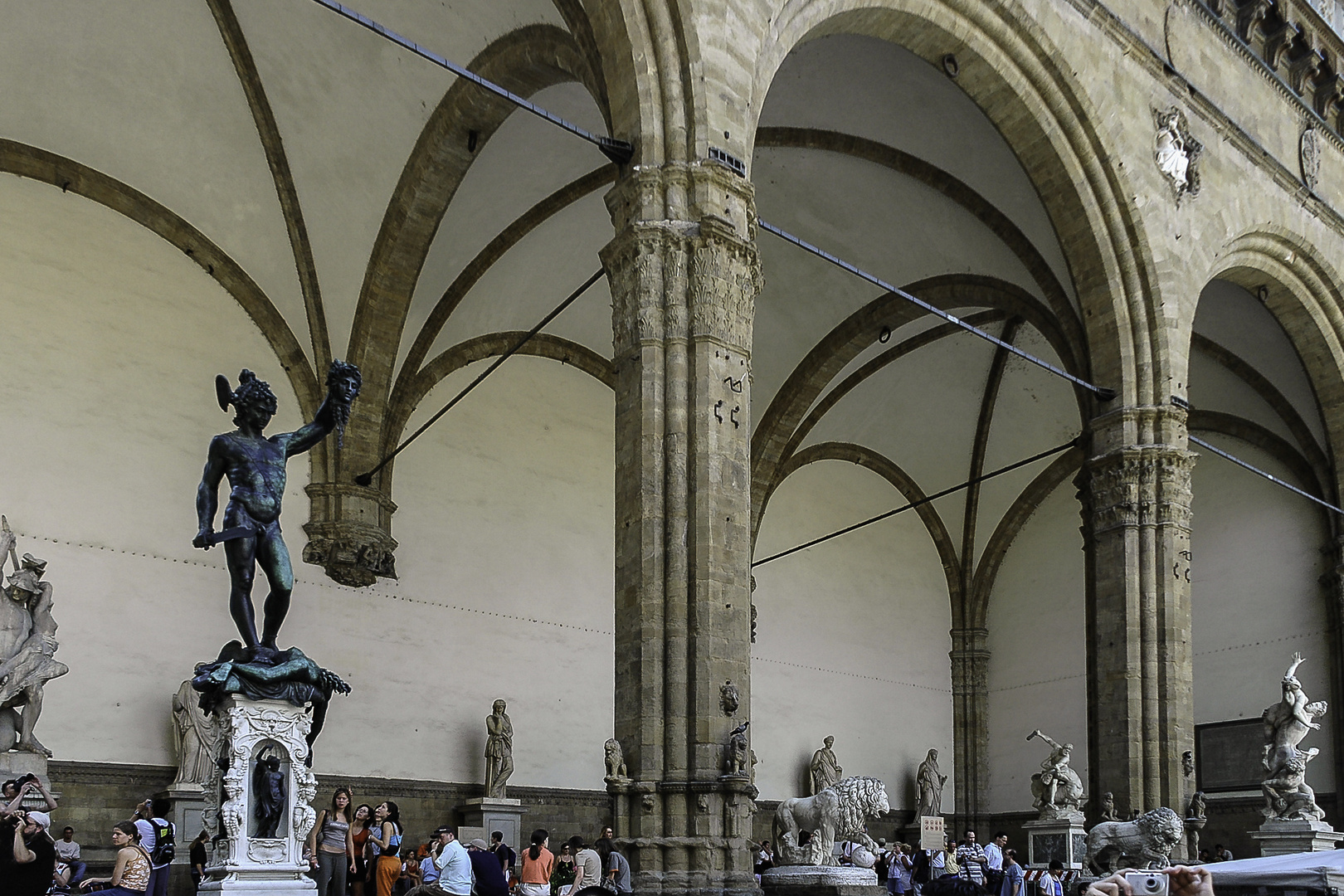 Loggia Dei Lanzi Foto Bild Dokumentation Sommer Italien Bilder Auf Fotocommunity