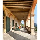 Loggia der Villa dei Vescovi in Luvigliano