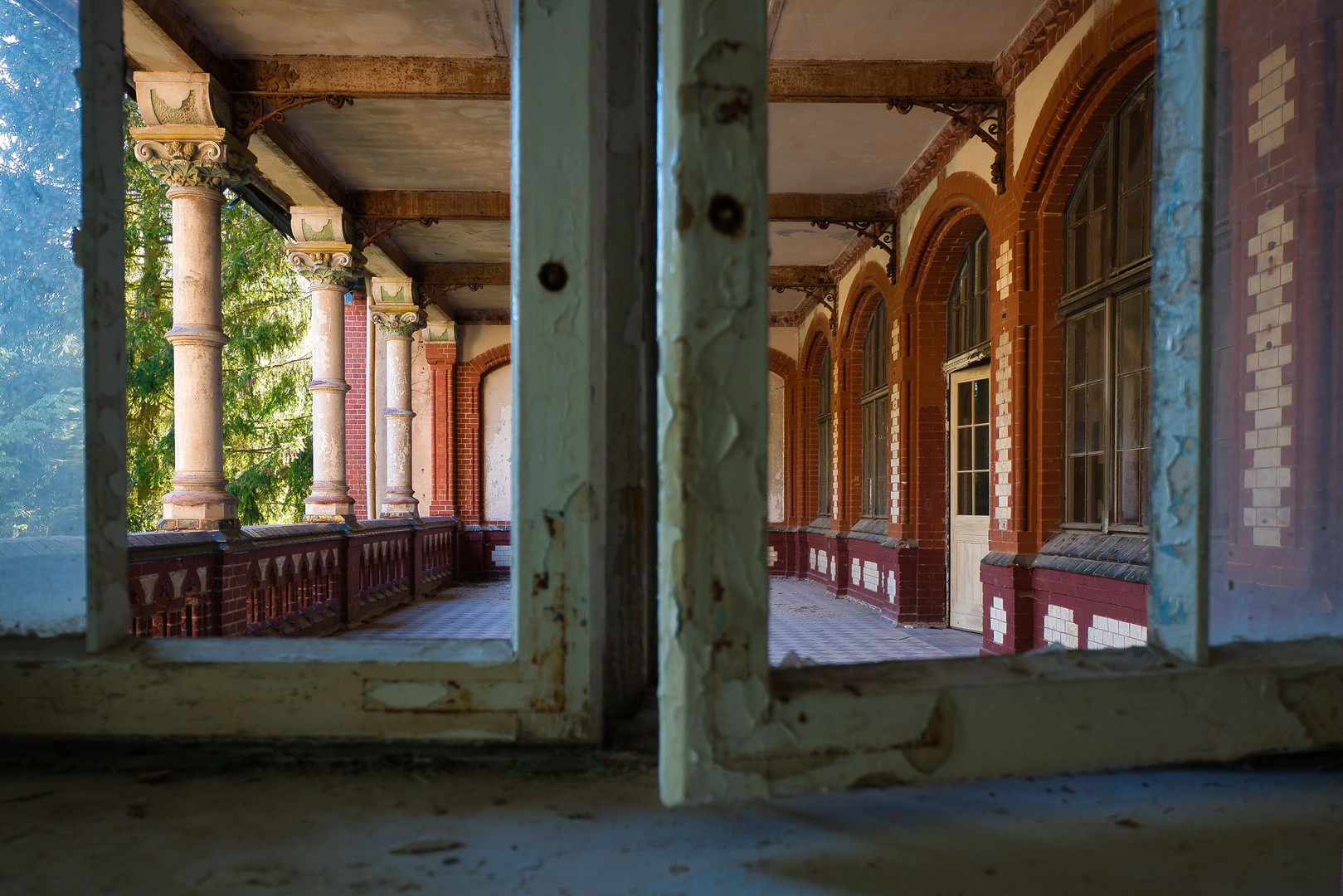 Loggia in den Heilstätten Beelitz 