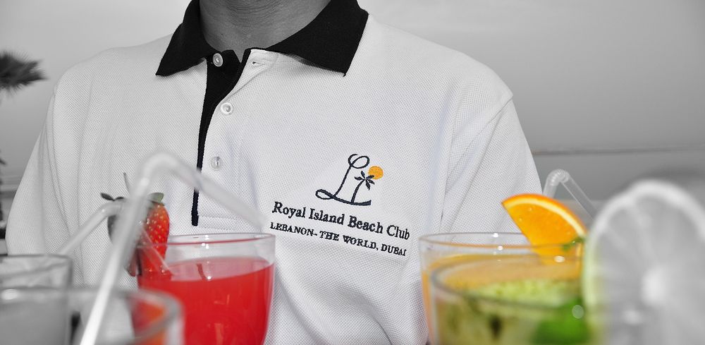 Logo Royal Island Beach Club, The World Dubai, Libanon