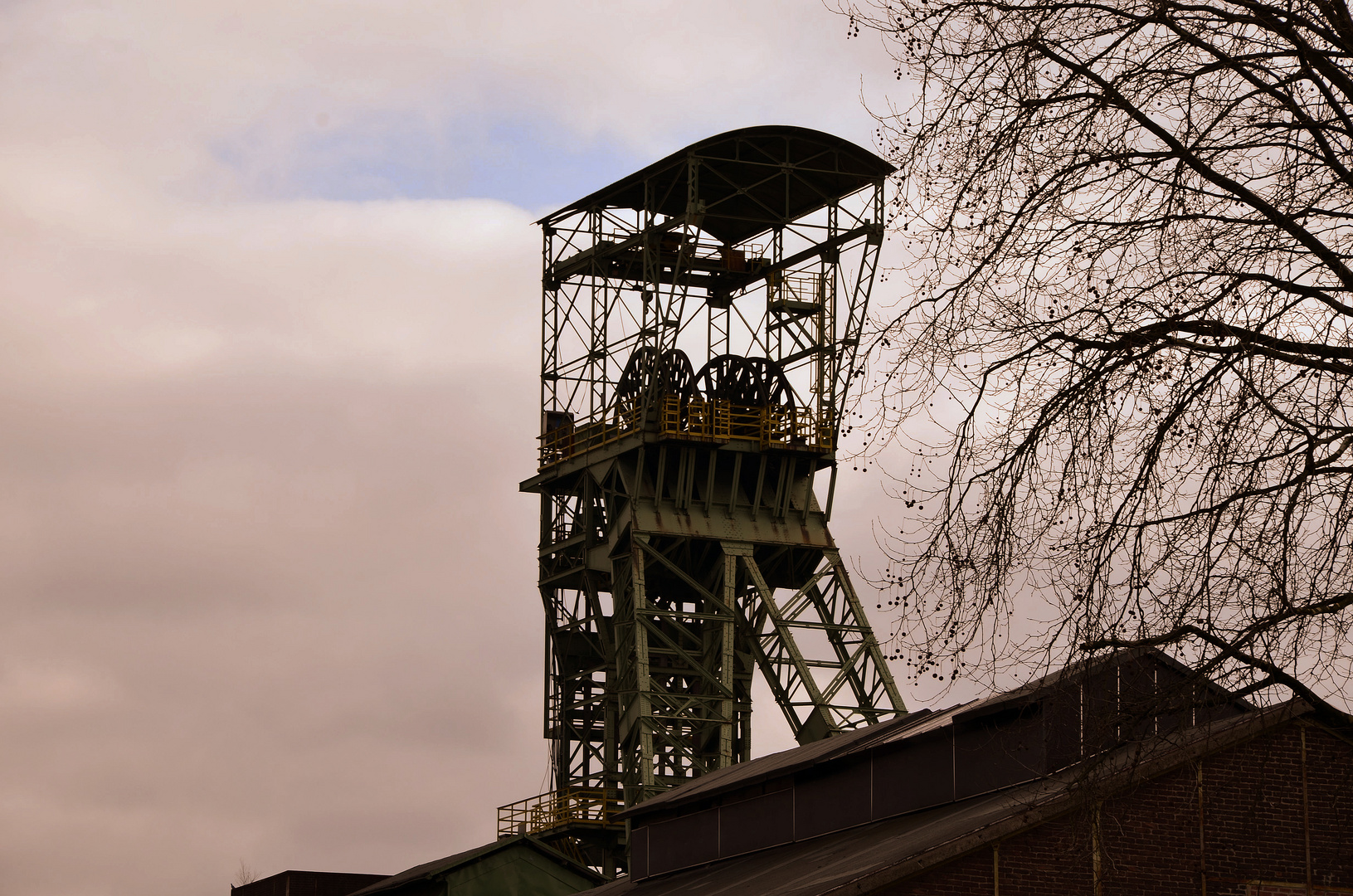 Lohberg - Förderturm Personenfahrt