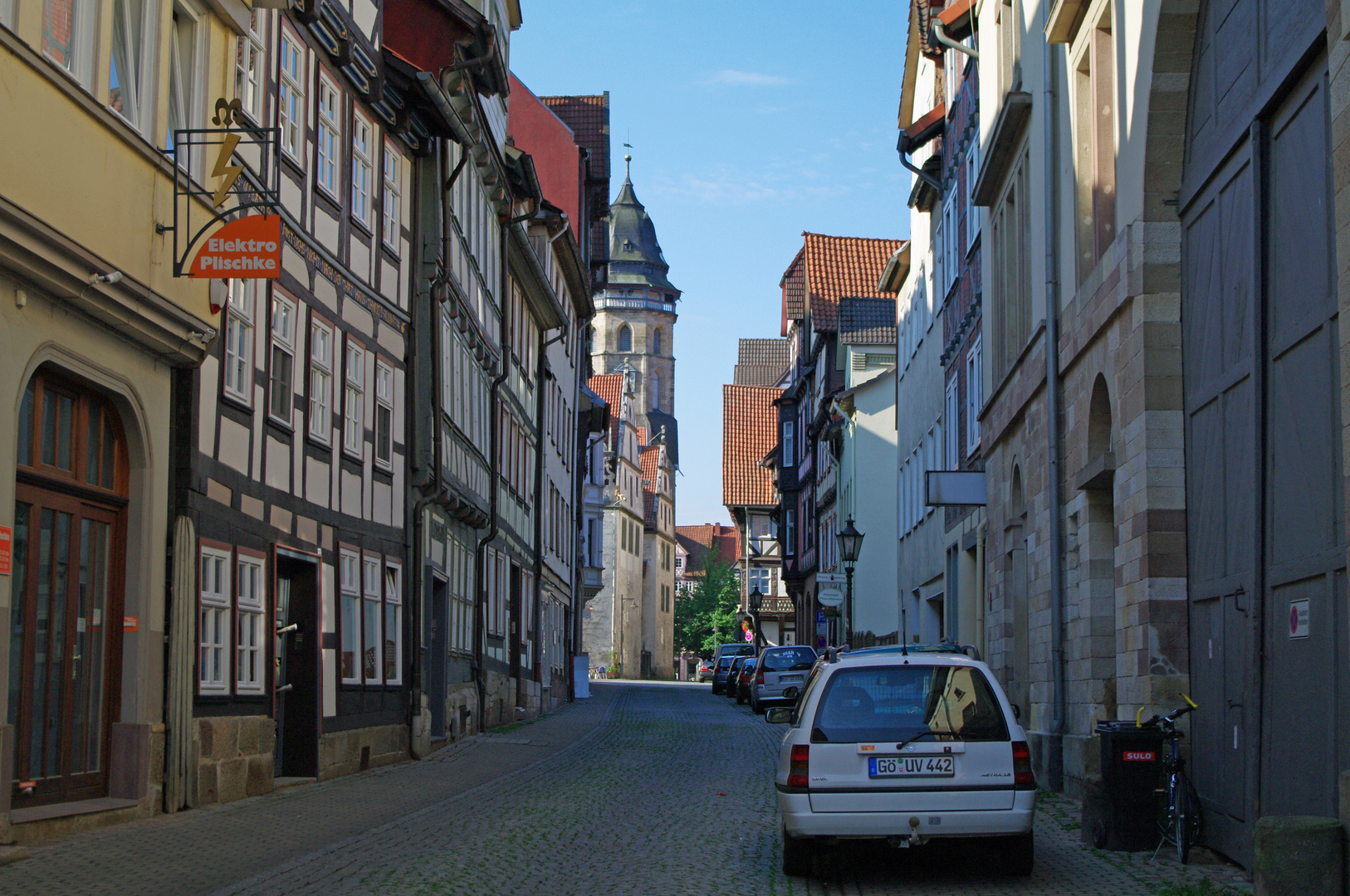 Lohstrasse in Hann.Münden Richtung St.Blasius Kirche