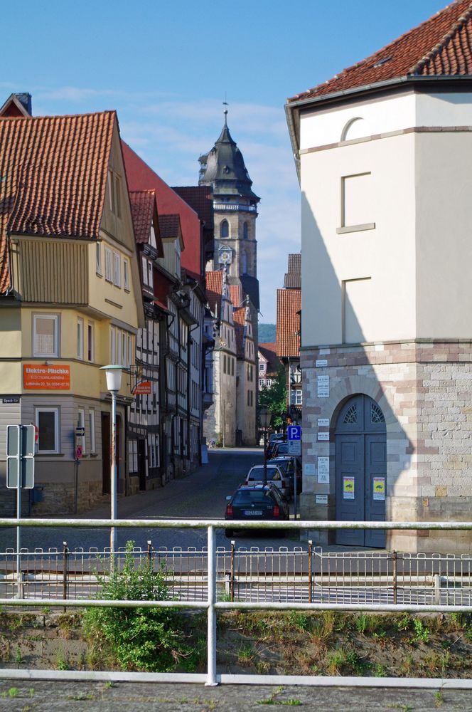 Lohstrasse in Hann.Münden vom Doktorwerder