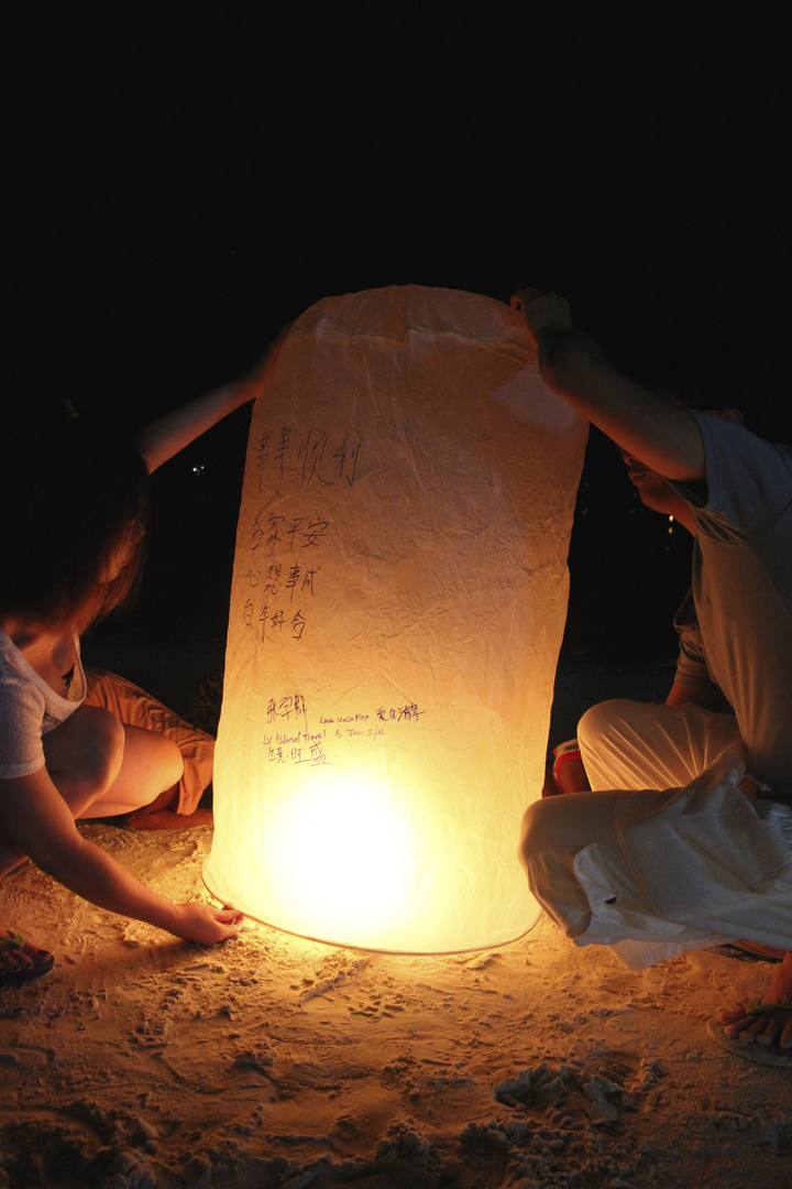 Loi Krathong auf Ko Lipe