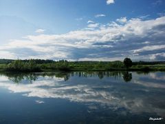 Loire et nuages