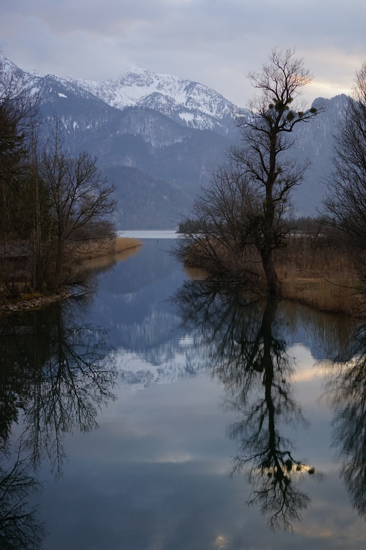 Loisach und Kochelsee - Spiegeltag