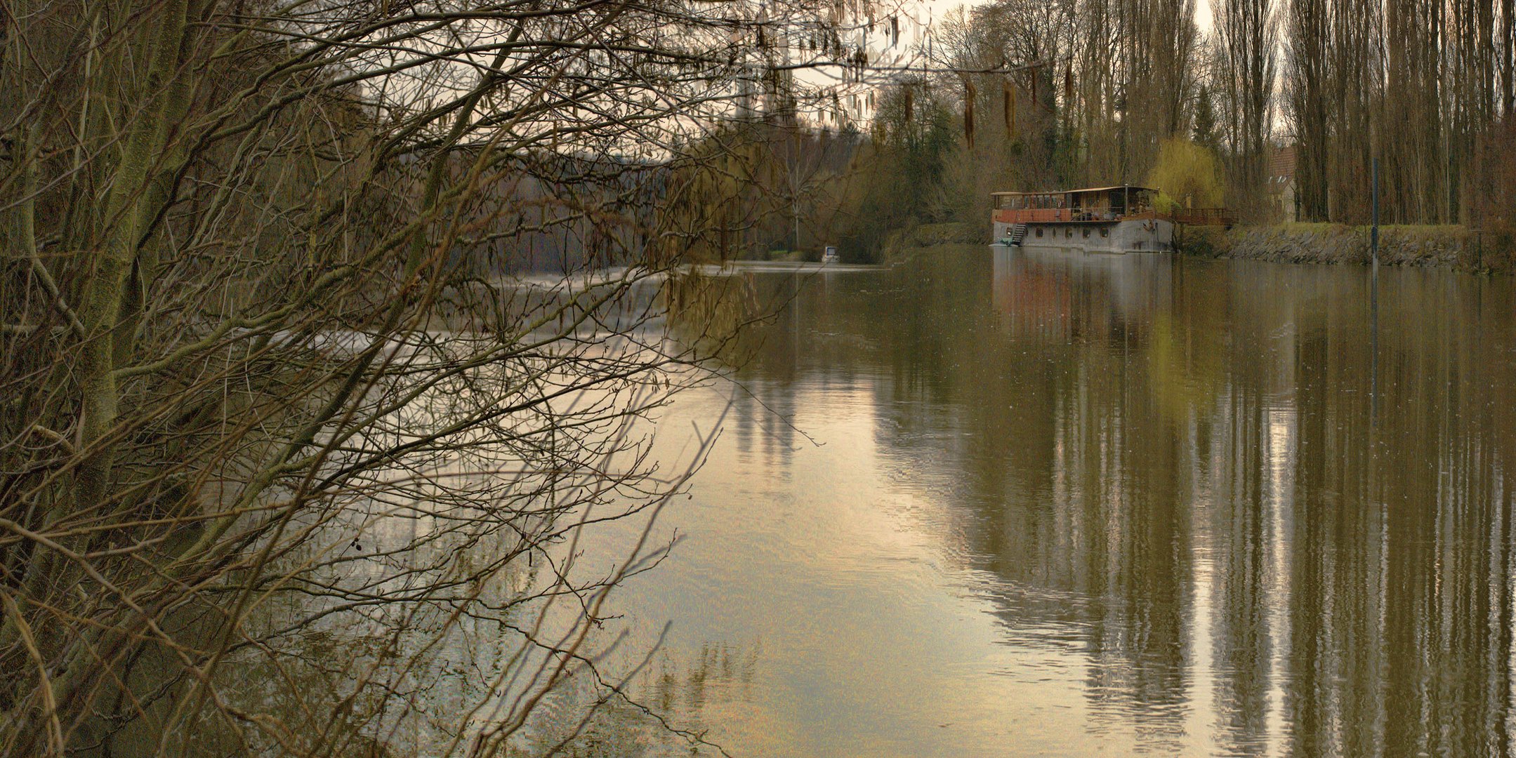 L'Oise en hiver - Auvers sur Oise