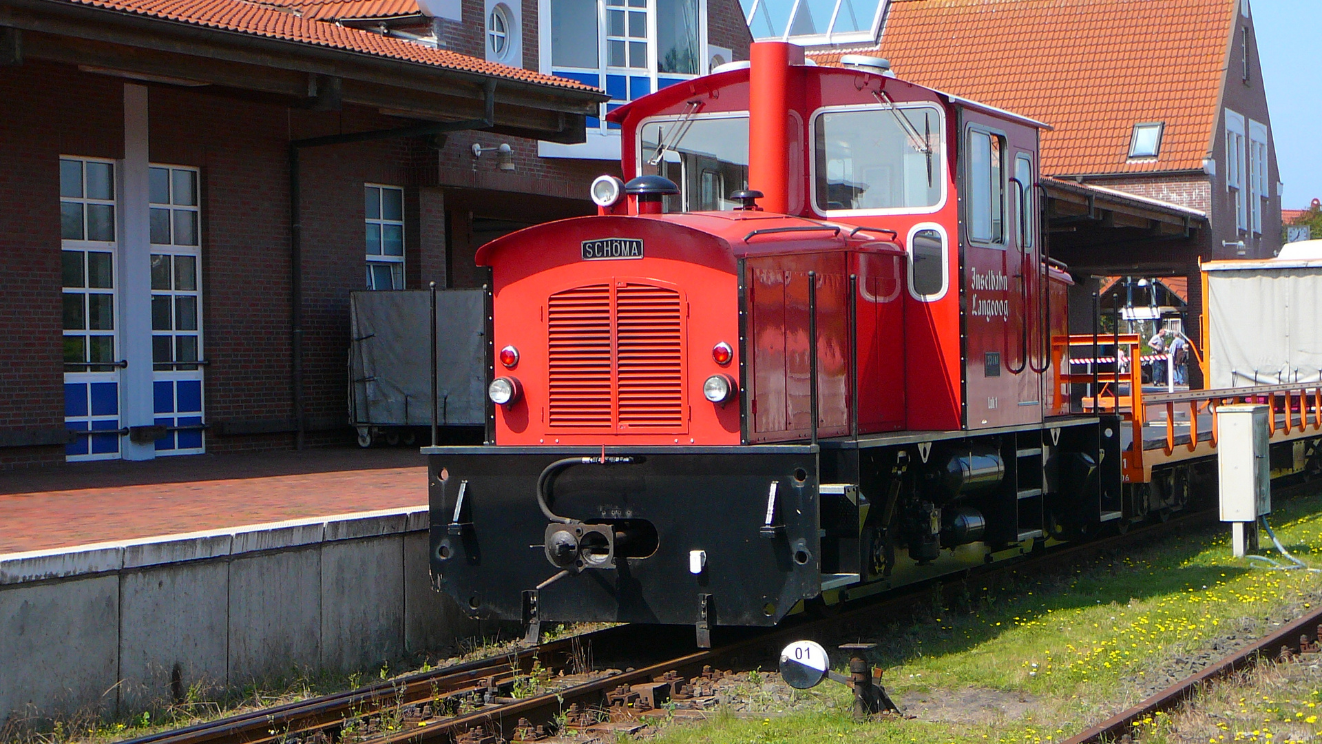 Lok 1 der Inselbahn Langeoog