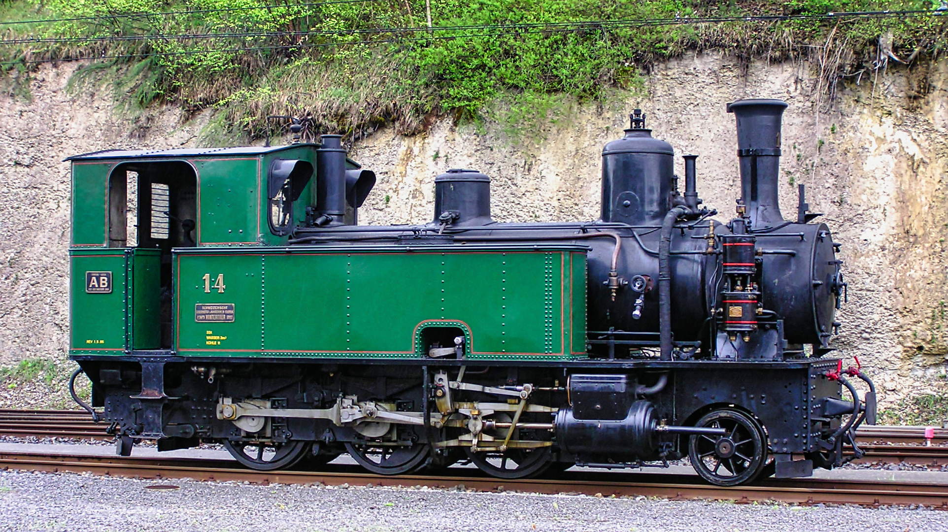 Lok 14 der Appenzeller Bahnen