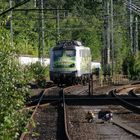 Lok 140 002 steht in Hamburg-Harburg 2