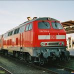 Lok 218 370-5 Rückreise nach Hamburg