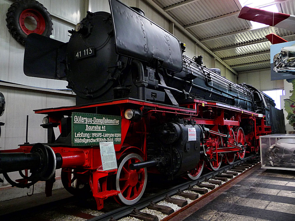 Lok 41 113 Im Technik-Museum Sinsheim