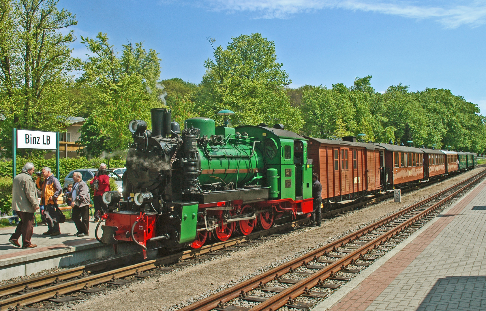 Lok 52 Mh der Rügenschen Kleinbahn