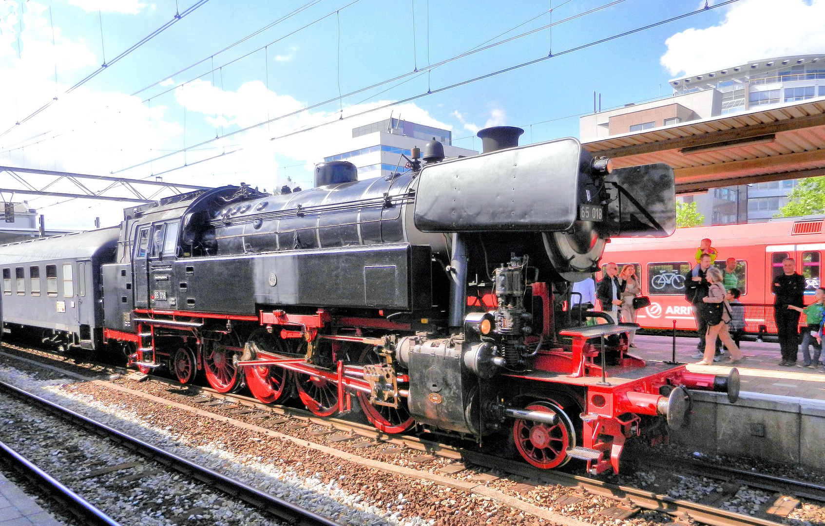 Lok 65 018 in den Niederlanden