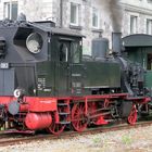 Lok 70 083 auf der Bayrischen Waldbahn im Bf Bayrisch Eisenstein