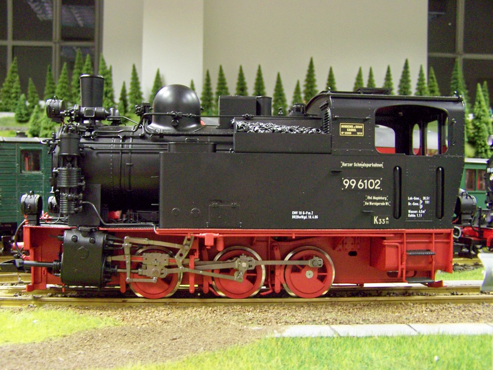 Lok 99 6102 "Fiffi" Bj. 1914 als Modell im Maßstab 1:22,5