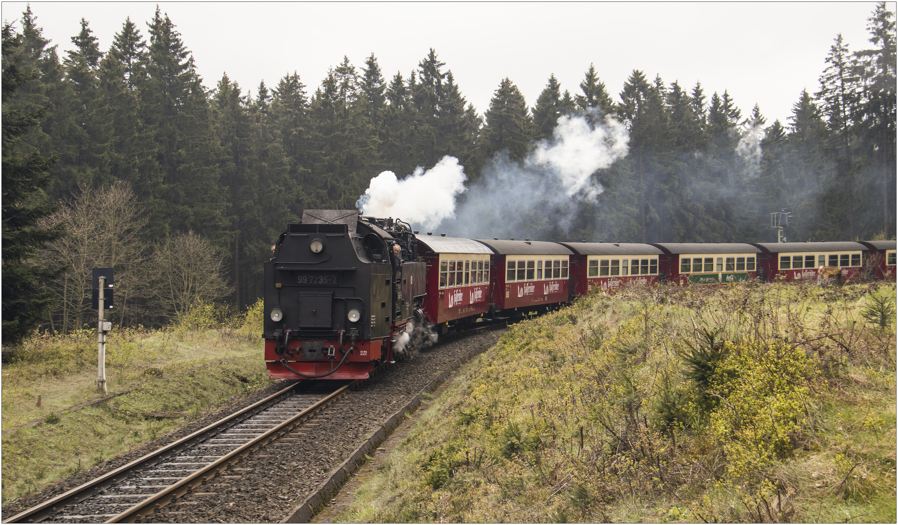 Lok 99 7235-4 (zurück vom Brocken)