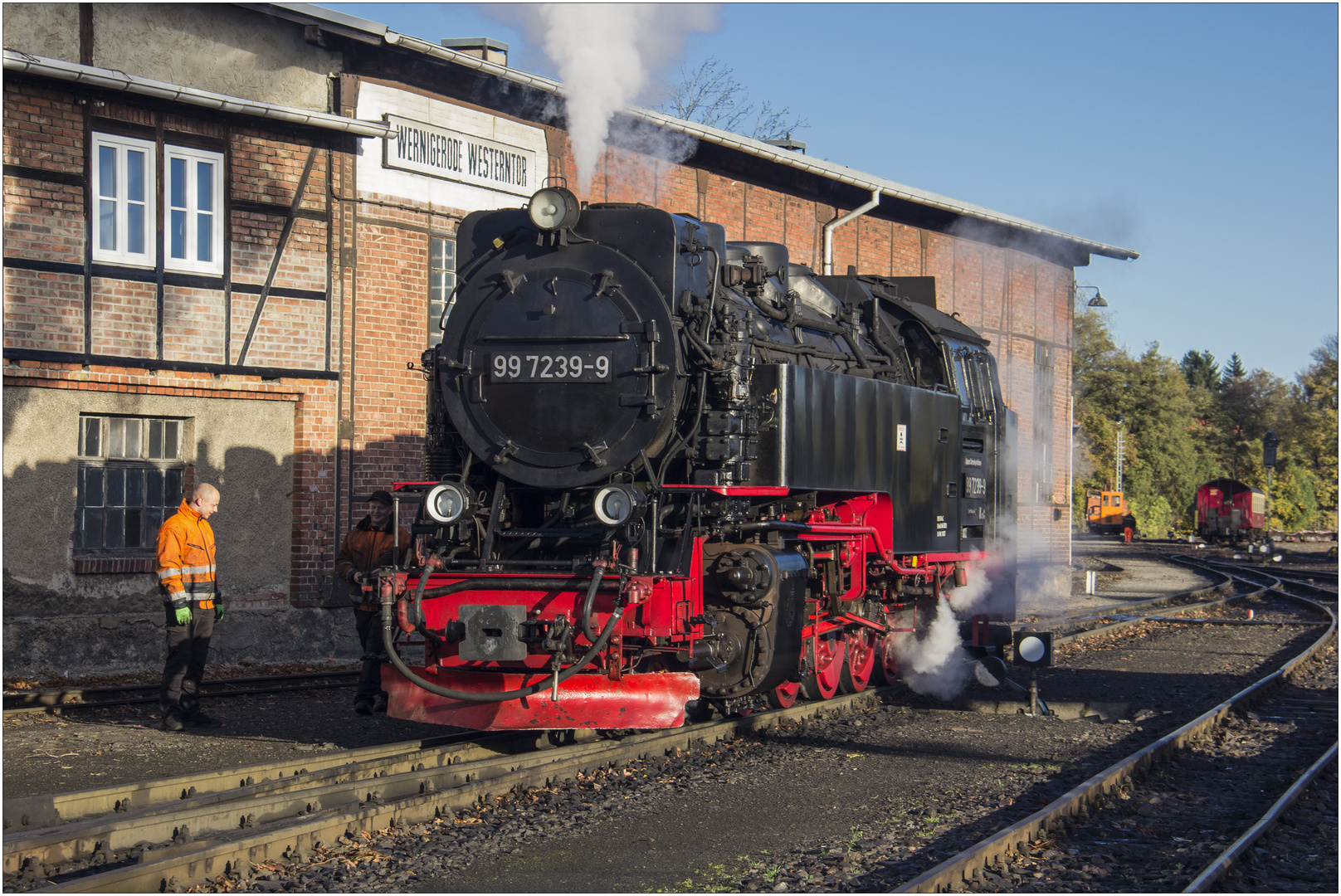 Lok 99 7239-9 macht Pause (06.11.2017)