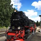 Lok 997234-0 der Harzer Schmalspurbahnen