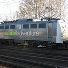 Lok Nr. 139 558 steht als rail adventure