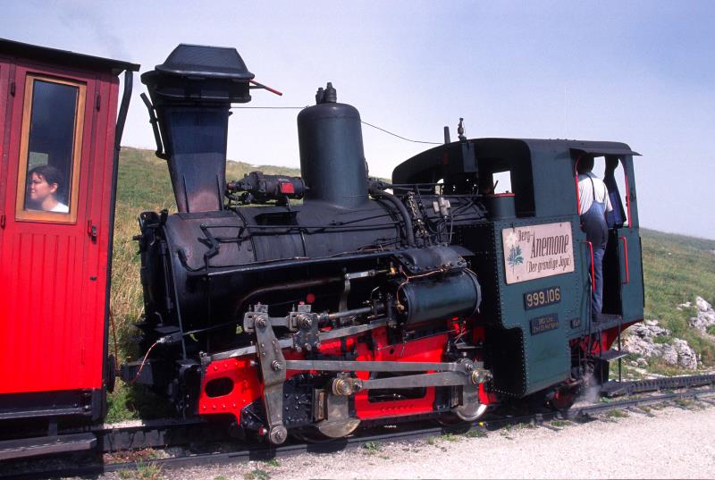 Lok ÖBB 999.106 der Schafbergbahn am Wolfgangsee