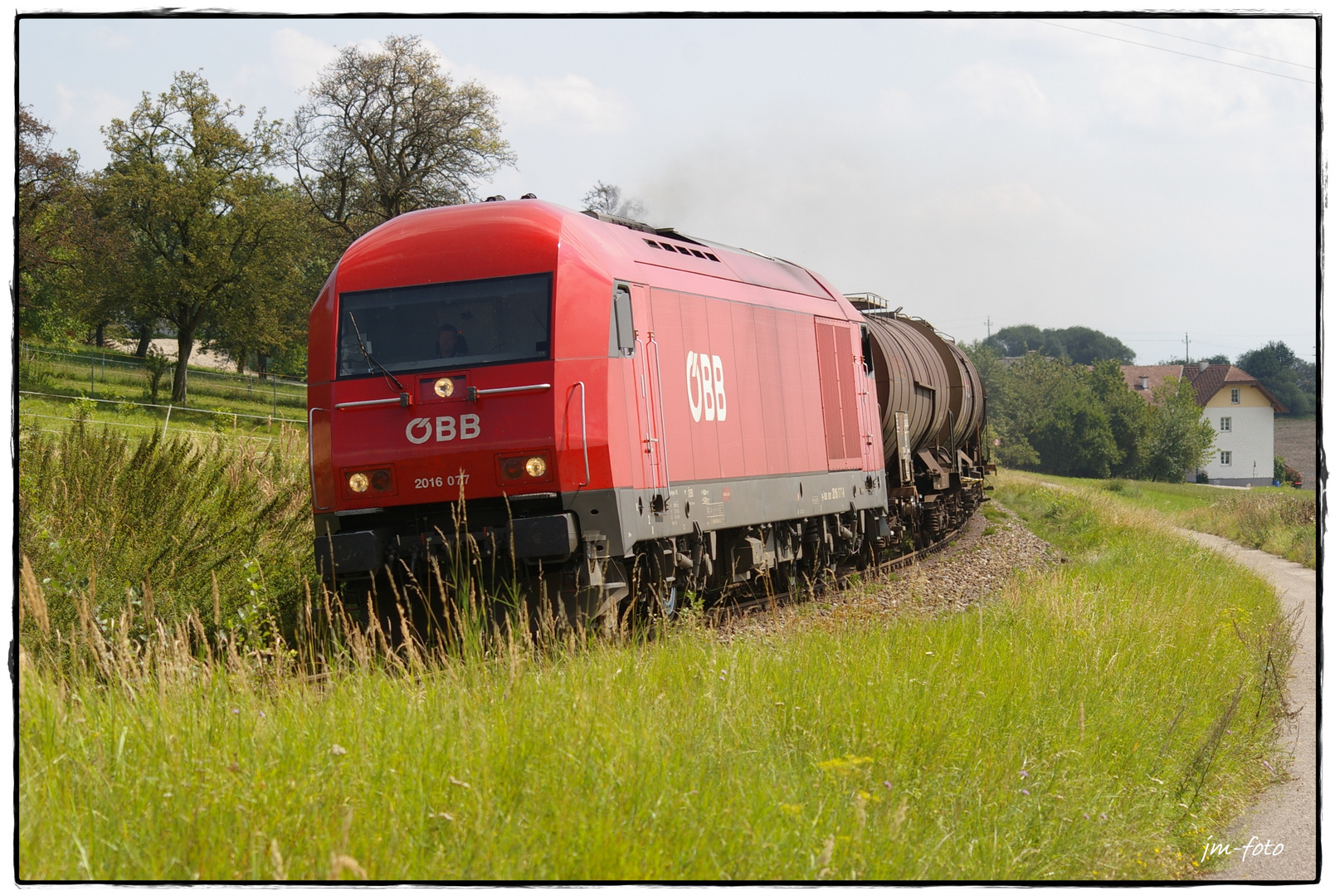 Lokführer Roland mit 2016.077 unterwegs