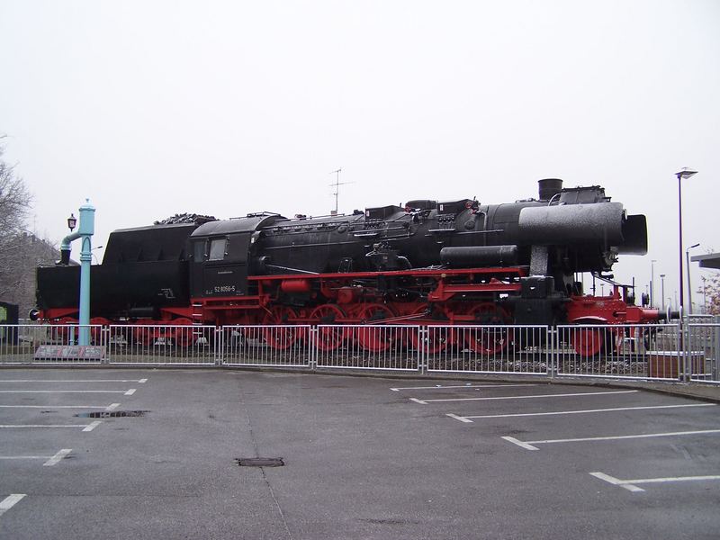 Lokomotive am Bautzner Bahnhof