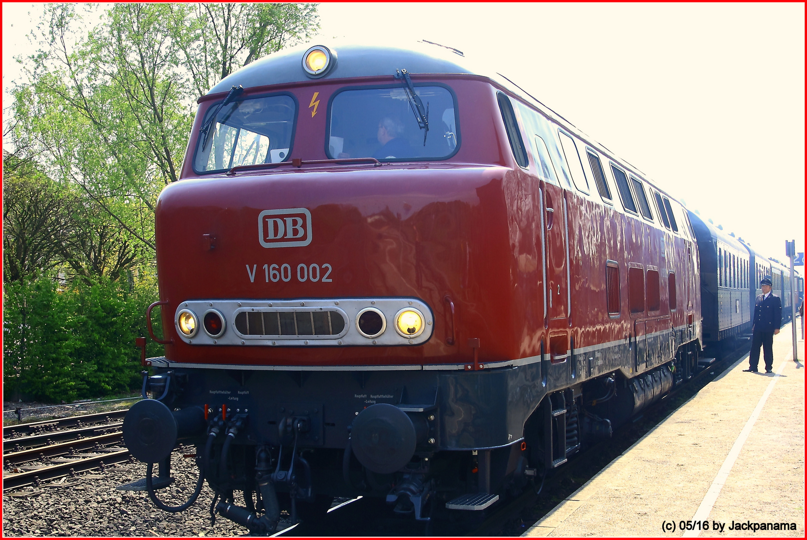 Lokomotive V 160 002 aus dem Baujahr 1960