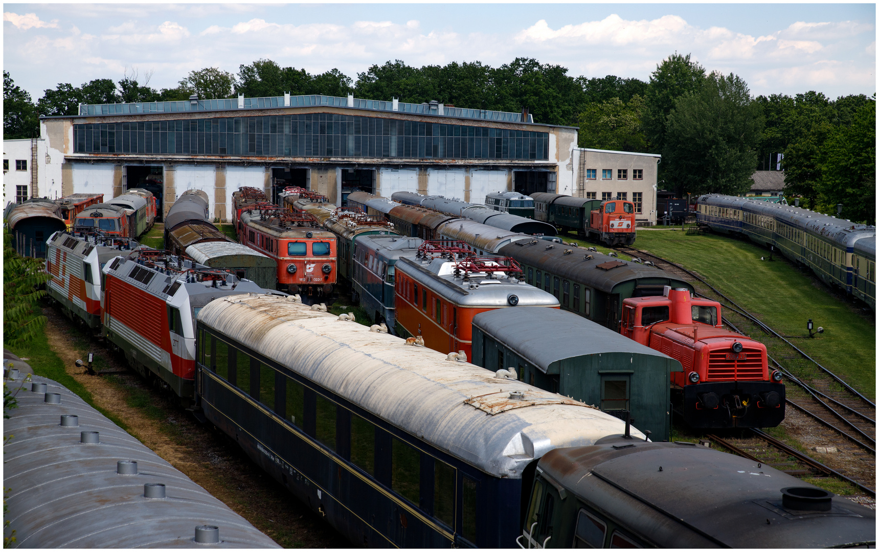 Lokomotiven aus dem Heizhaus