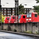 Lokomotiven Gefängnis in Düsseldorf....