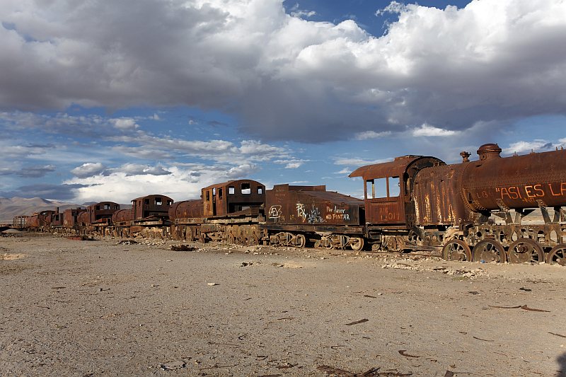 Lokomotivenfriedhof Uyuni-Bolivien