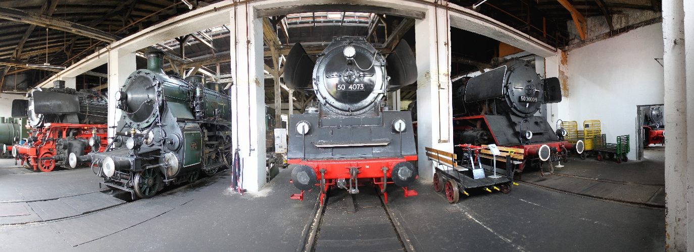 Lokschuppen - Bayerisches Eisenbahnmuseum in Nördlingen