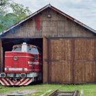 Lokschuppen der Museumsbahn Tisovec - Pohronská Polhora