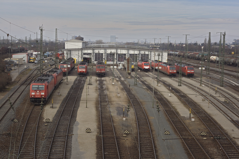 Lokschuppen Güterbahnhof Mannheim