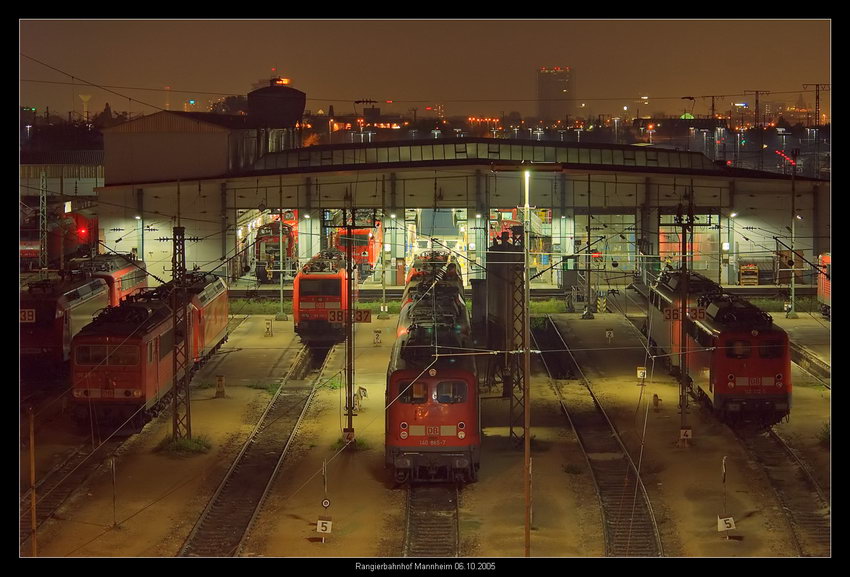 Lokschuppen Rangierbahnhof Mannheim